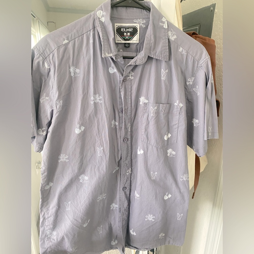 ELXR tiki shirt
